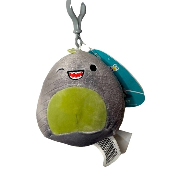 🔥BLOWOUT SALE🔥 SQUISHMALLOWS 3.5" Xander the T-Rex Plush Clip On NWT - Picture 1 of 4